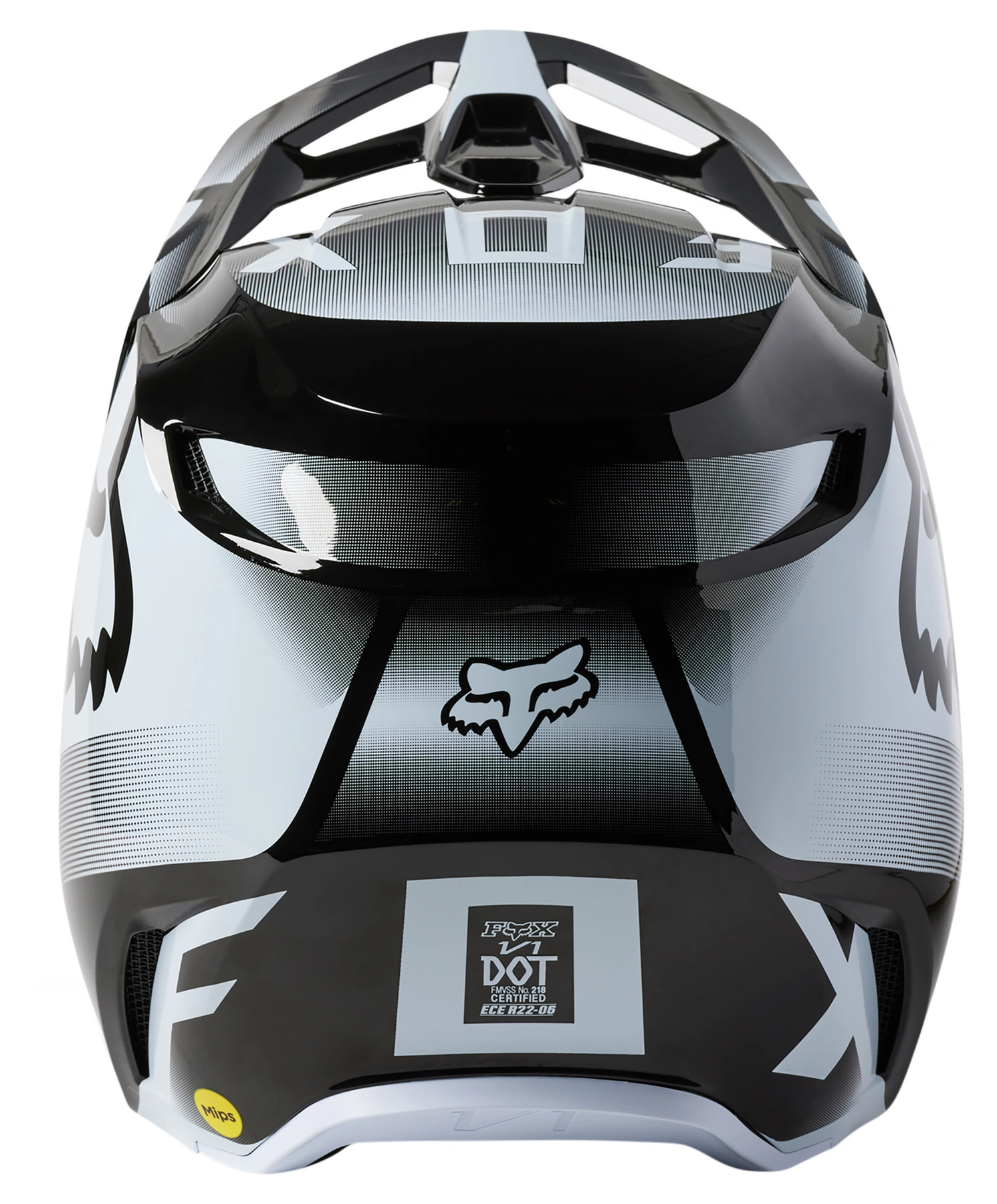 Fox V1 Leed Motocross Helmet - Image 3