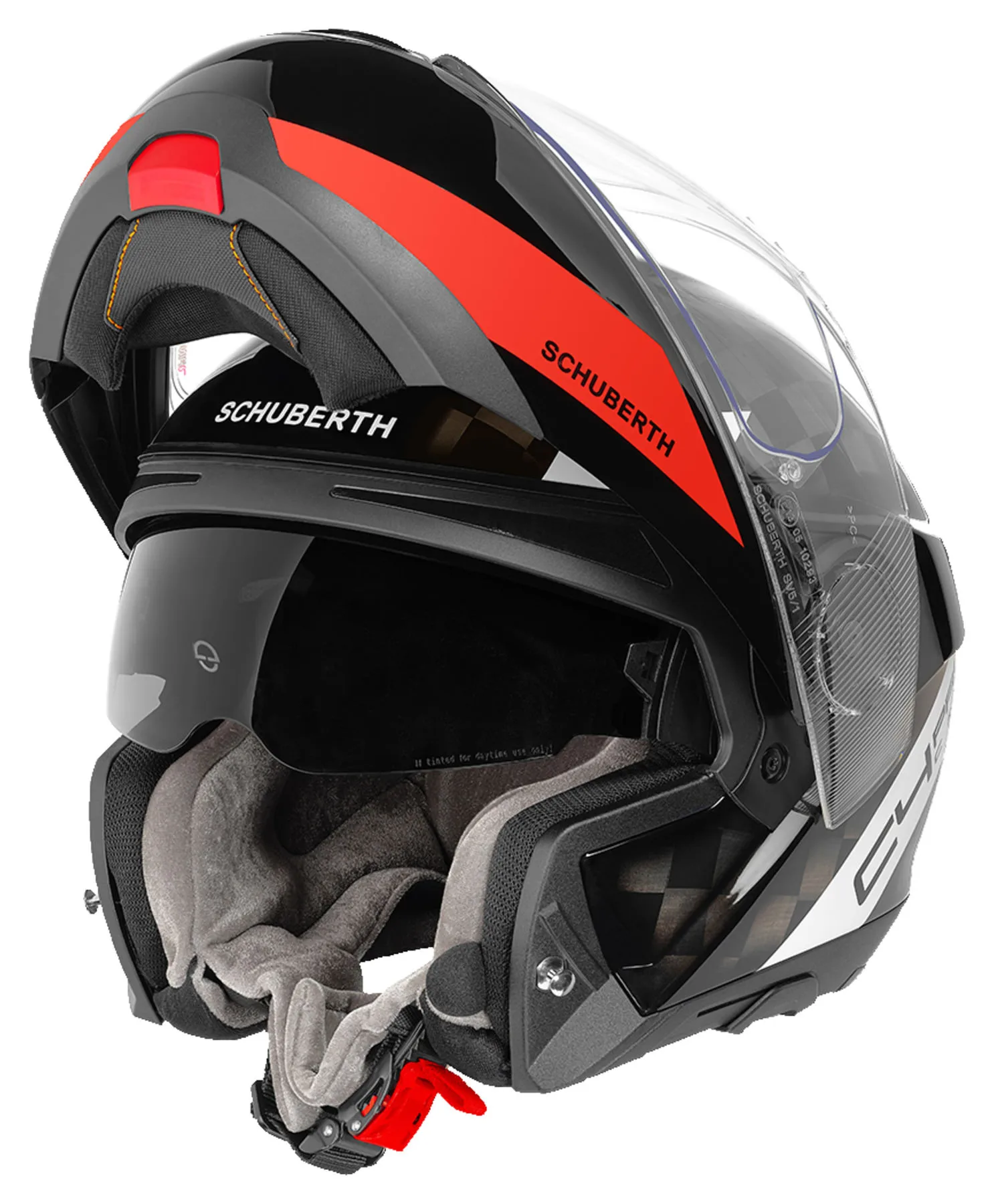 Schuberth C4 Pro Carbon Avio Red - Image 6