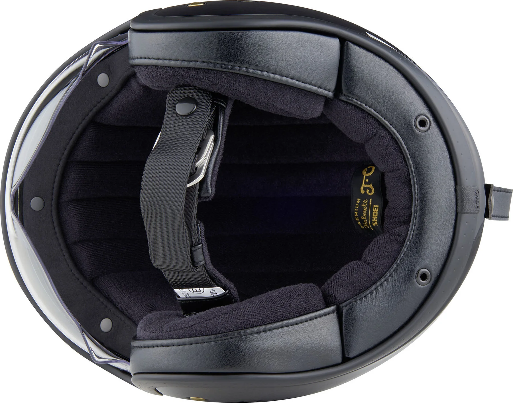 Shoei J.O Jet Helmet Black - Image 2