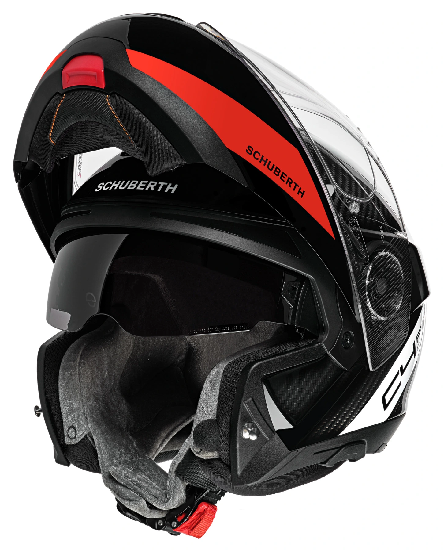 Schuberth C4 Pro Carbon Avio Red 3K - Image 2