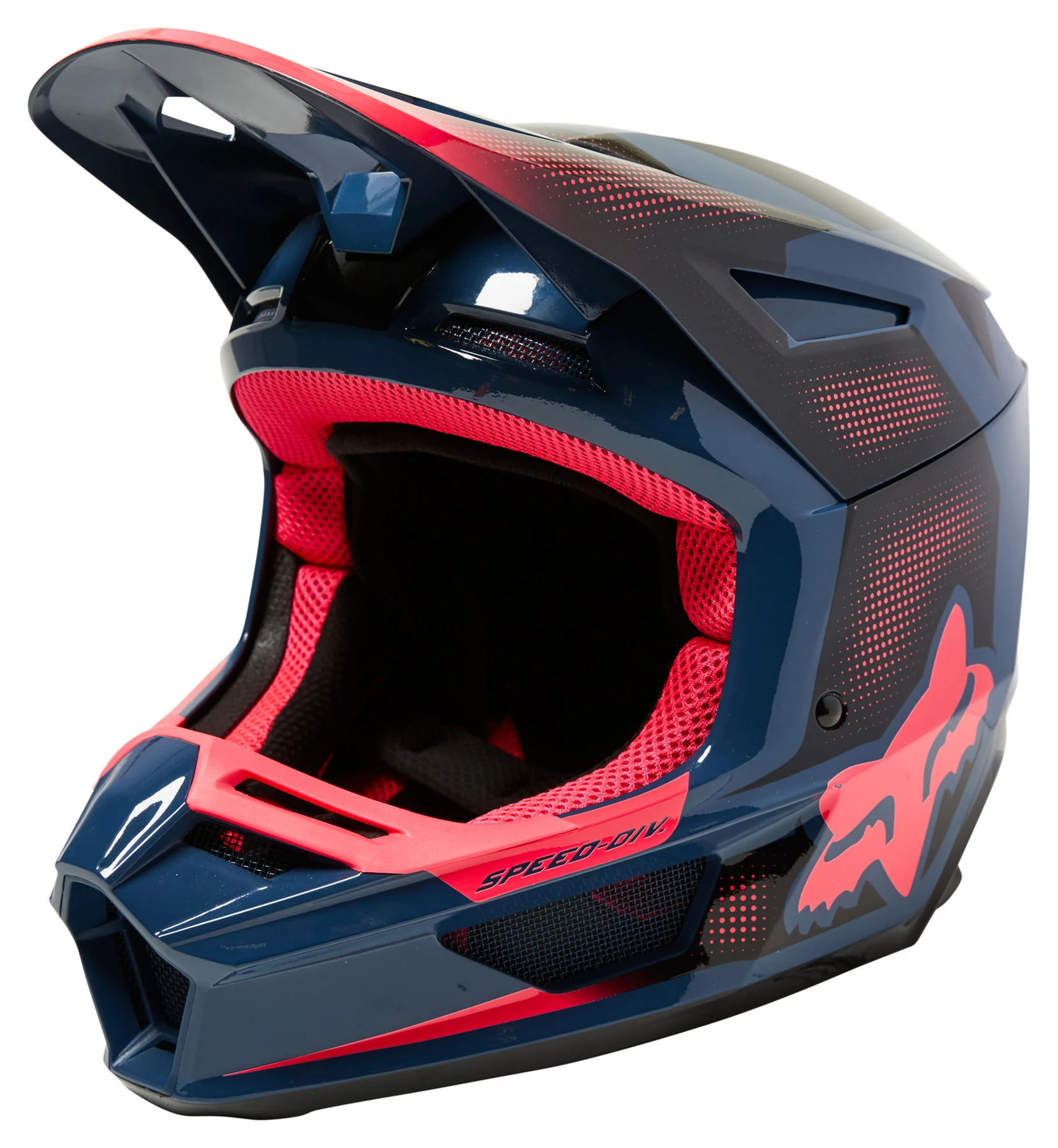 Fox V2 Dier, Motocross Helmet