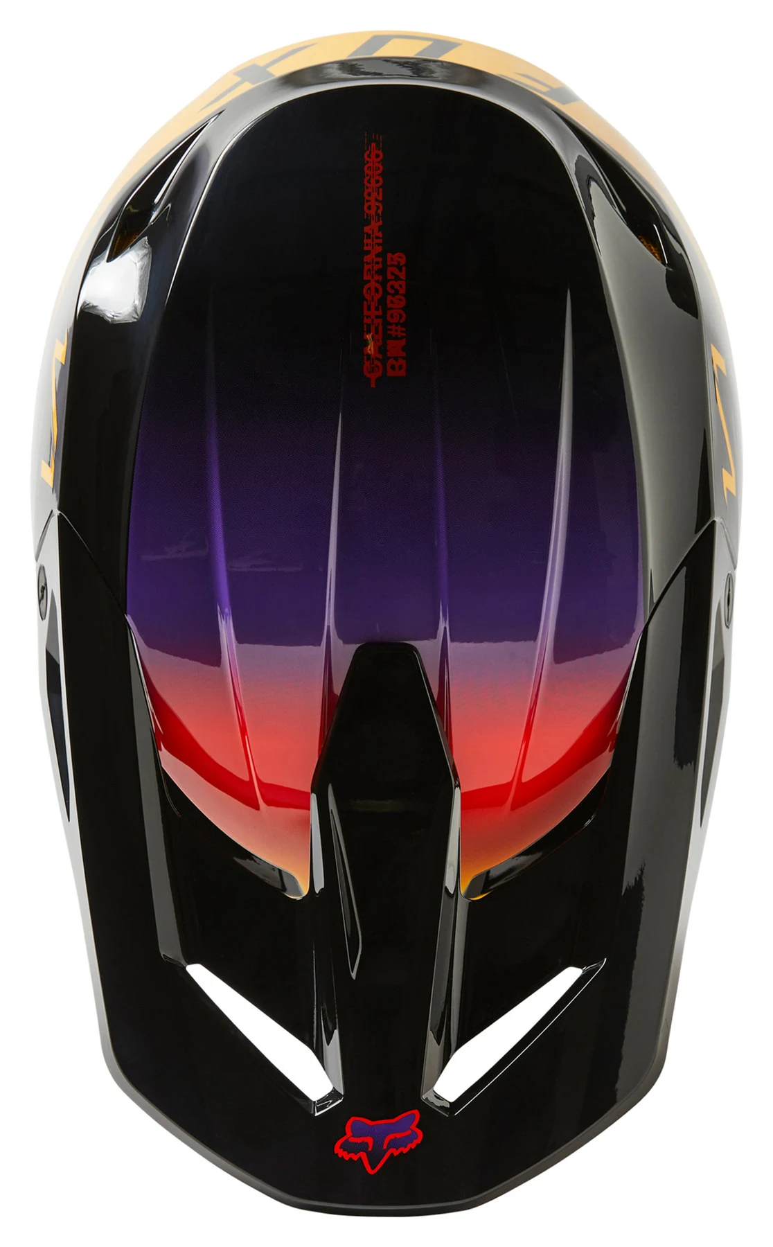 Fox V1 Toxsyk Motocross Helmet - Image 2