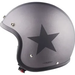 DMD Vintage Star Grey Jet Helmet
