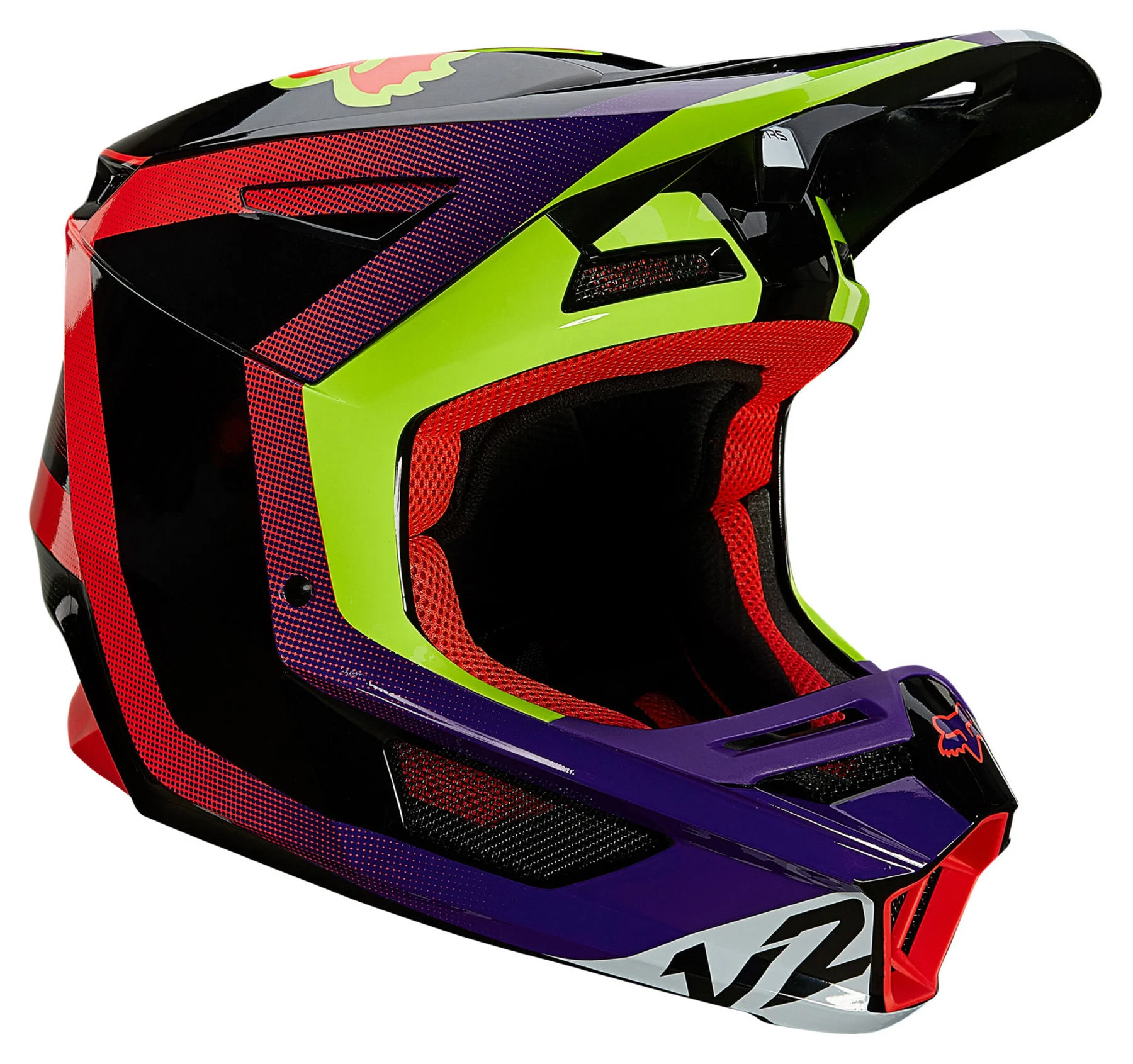 Fox V2 Voke Cross Helmet - Image 3