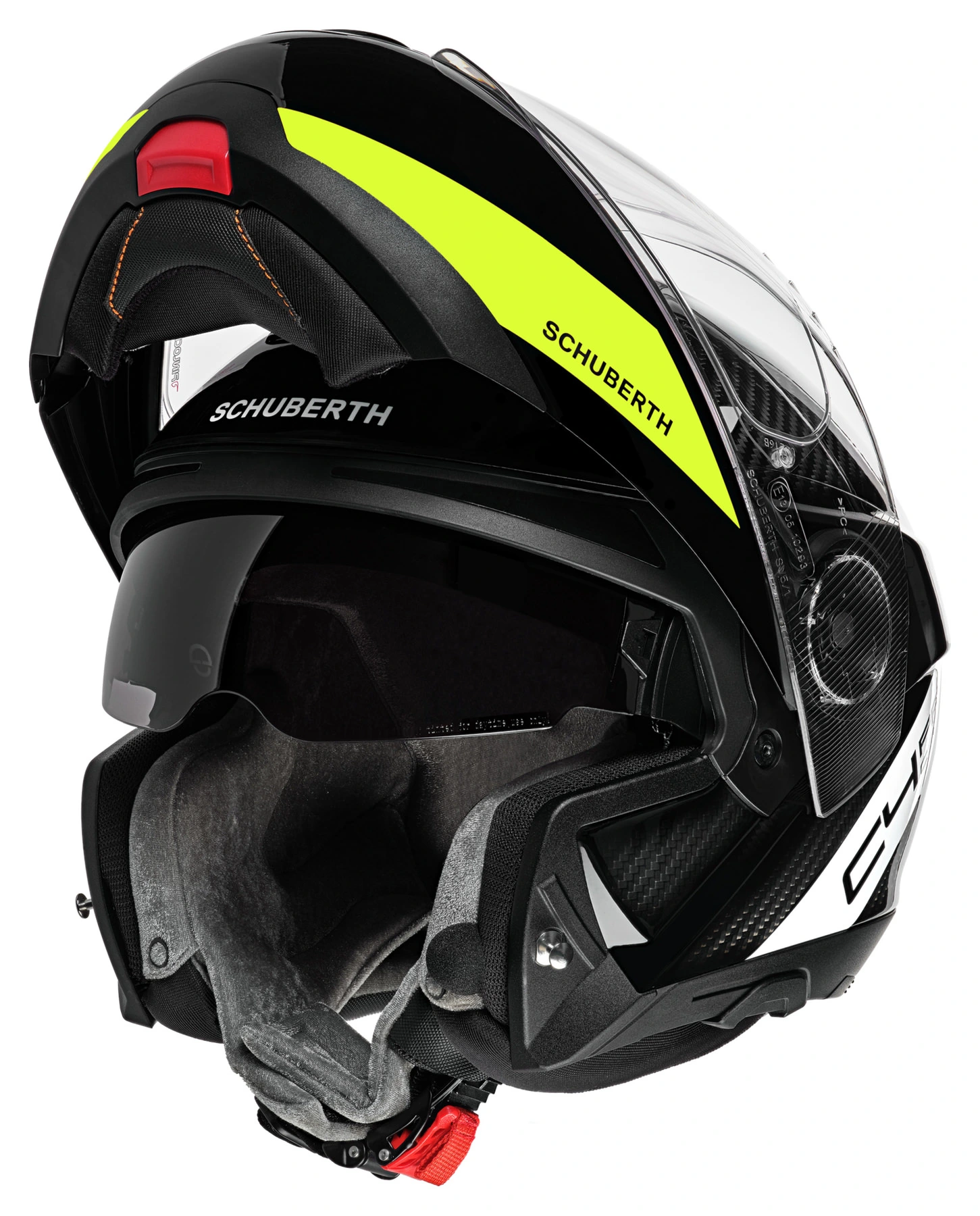 Schuberth C4 Pro Carbon Avio Yellow 3K - Image 2