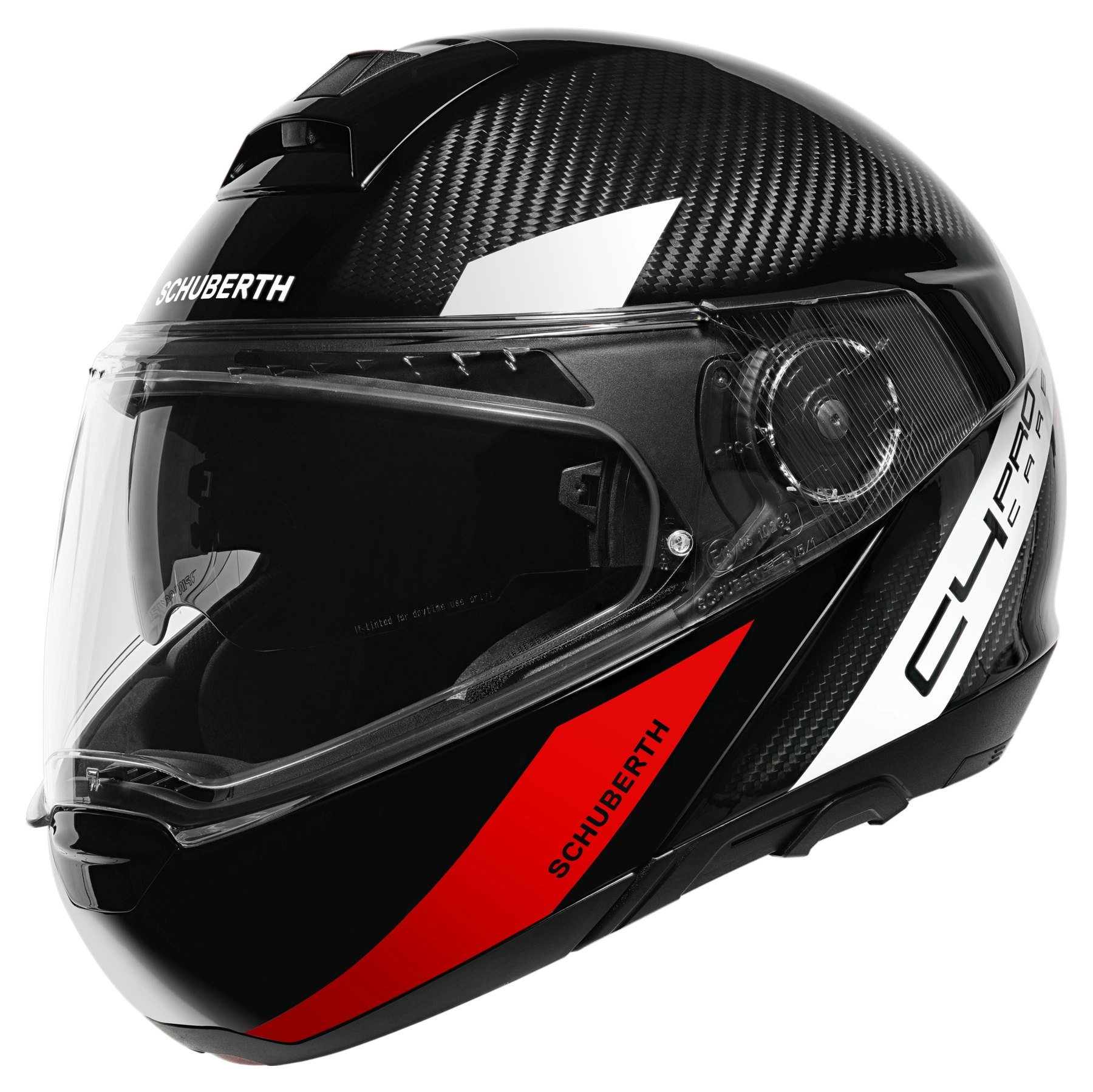 Schuberth C4 Pro Carbon Avio Red 3K - Image 3