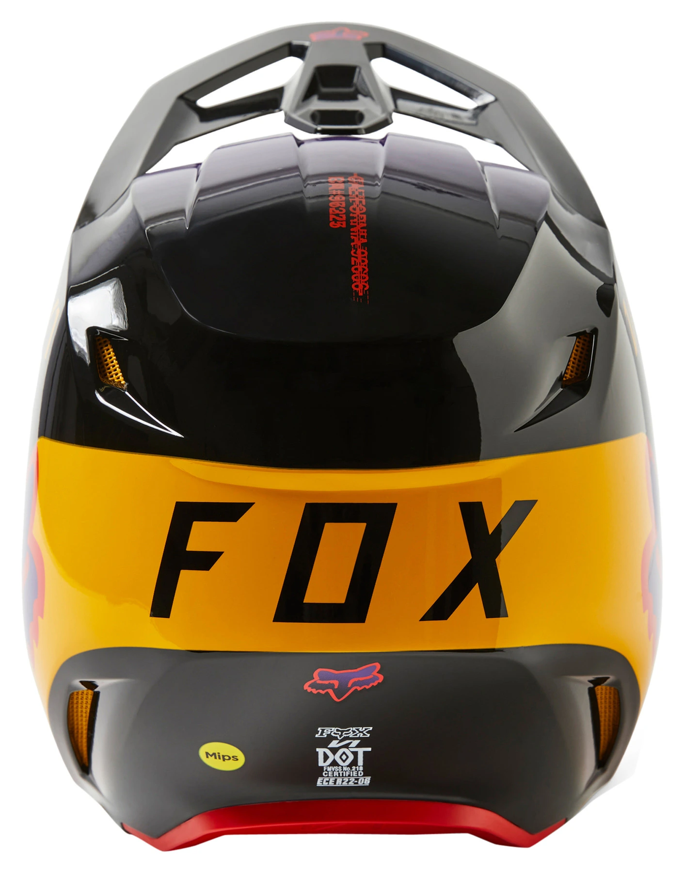 Fox V1 Toxsyk Motocross Helmet - Image 3