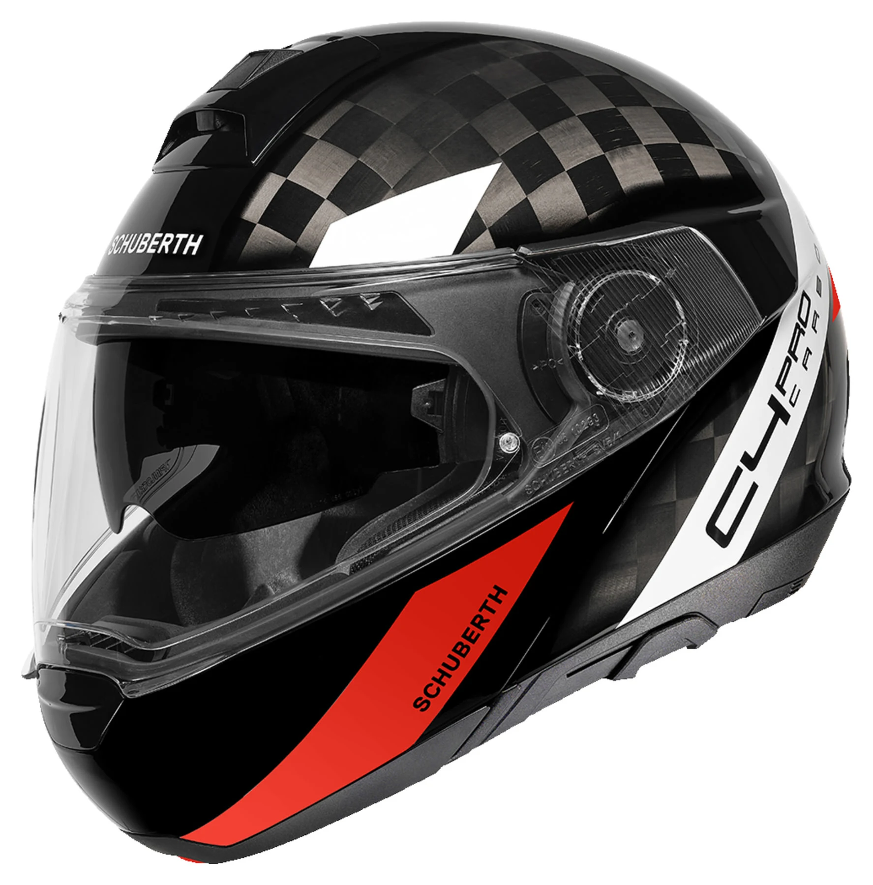 Schuberth C4 Pro Carbon Avio Red - Image 3