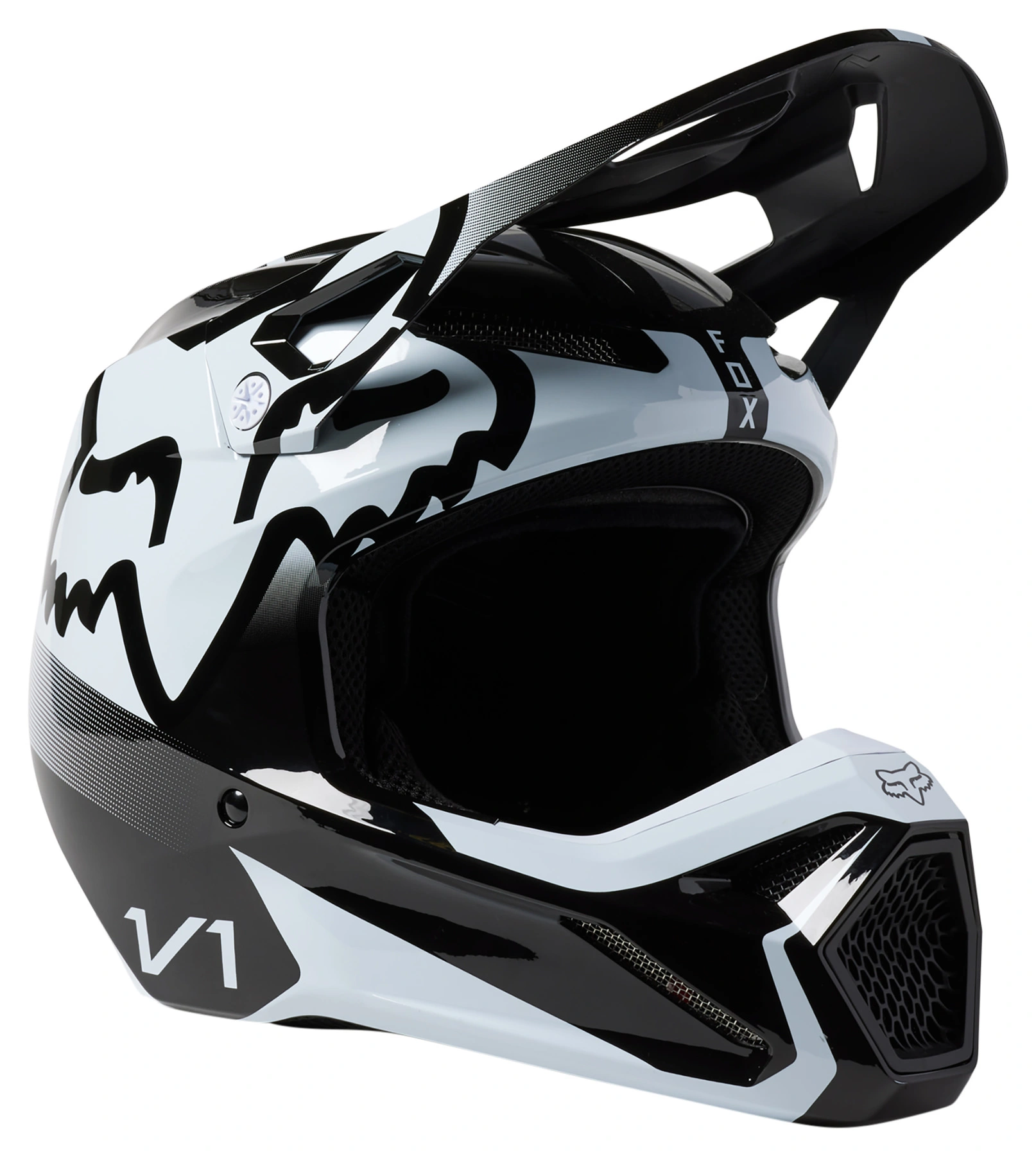 Fox V1 Leed Motocross Helmet - Image 2