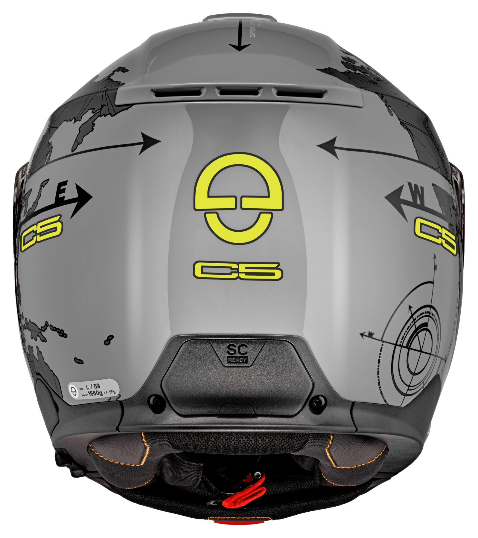 Schuberth C5 Globe Grey - Image 3